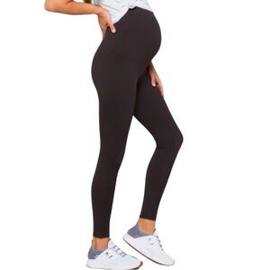 Threads 4 Thought Black Maternity Moto Leggings